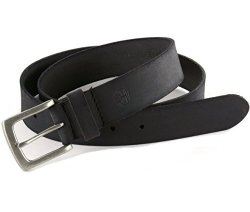 Timberland Men's Genuine Leather Belt Black 36