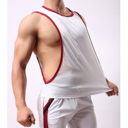 Men's Sleeveless Loose Fit Vest Casual O-neck Sport Breathable Tank Tops