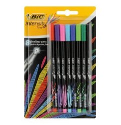 BIC Intensity Fineliners Assorted 8 Pack