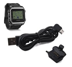 Bluebeach Replacement Garmin Epix USB Charging Dock Cable Charger