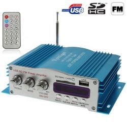 20w + 20w 4ch Hifi Multi-function Amplifier With Fm Radio Support Sd Usb Flash Disk Rca Line Input