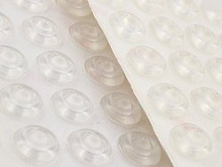 Clear Tiny 100 Pcs Self-adhesive Rubber Jelly Noise Sound Dampening Buttons Bumpers Stop Protector Pads For Door Cabinets Drawers