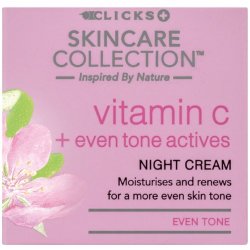 Clicks Skincare Collection Vitamin C & Even Tone Actives Naturally Even Night Cream 50ML