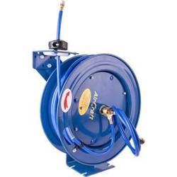 Air Hose Reel 8 X12MM Pu Hose 15M With 1 4BSP Fitting Metal Case
