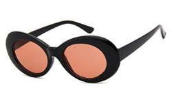 Wodison Women Men Clout Goggles Vintage Oval Mod Sunglasses Thick Frame Retro Eyewear Glasses