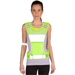 Reflective Vest And Safety Bands For Running Cycling Or Motorcycle Two Sizes For Men And Women With Pocket For Storage Jogging Biking And Walking Gear