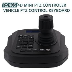 PTZ Controller Leftek Vehicle Joystick Cctv Keyboard Analog Camera RS485 Controller With Lcd Screen Display Menu 4D Joystick Controller