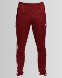 adidas beckenbauer pants red