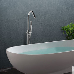 Isca Lesina Free Standing Bath Mixer With Hand Shower