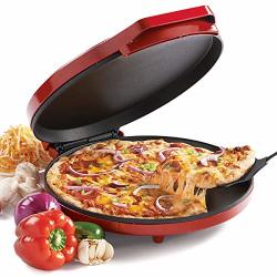 Commercial Chef CHQP12R 12-INCH Pizza Maker Red