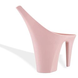 Senlixin Watering Can 1.1L 37 Oz Stylish Durable Long Spout Flower Garden Tools Plastic Handy Watering Can - Easy To Water The Flowers And Plants Pink-g