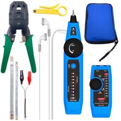 Home & Office CAT5 CAT6 Telephonic & Network Cable Tester With RJ45 Crimper