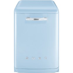 Smeg 50's Style Retro Dishwasher 13 Place Settings Pastel Blue