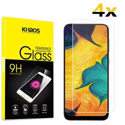 Screen Protector For Samsung Galaxy A20 2019 Khaos 4PACK Anti-scratch Hard Tempered Glass Protective For Samsung A20 2019