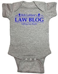Brain Juice Tees Bob Loblaws Law Blog Arrested Development Baby One Piece 6 Month Heather Gray
