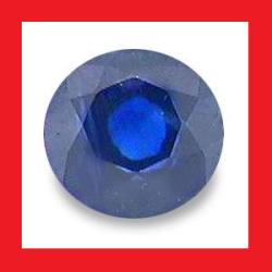 Sapphire Natural Africa - Top Blue Round Facet - 0.210cts