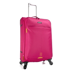 Featherweight Paklite 71cm Travel Suitcase Fuchsia
