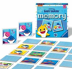 Ravensburger Baby Shark - MINI Memory Game For Kids Age 3 Years And Up
