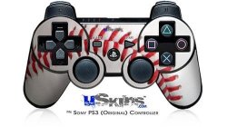 Sony PS3 Controller Decal Style Skin - Baseball Controller Sold Separately