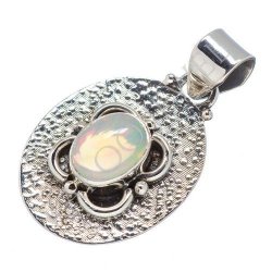 Kj Collection - Natural Ethiopian Opal In Sterling Silver