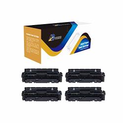 Ab Volts Compatible High Yield Toner Cartridge Replacement For Canon 054H For Imageclass MF642CDW Black Cyan Magenta Yellow 4-PACK