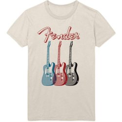 Fender - Triple Guitar Men's T-Shirt - Charcoal XL