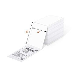Munbyn Thermal Direct Shipping Label Pack Of 500 4X6 Fan-fold Labels - Commercial Grade