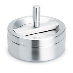 Ashtray Spin Stainless Steel Matte Easy