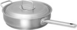 Scanpan Commercial 26cm Saute Pan With Lid Silver