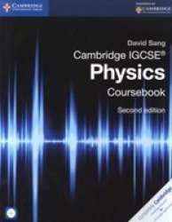 Cambridge Igcse Physics Coursebook With Cd-rom - David Sang Mixed Media Product