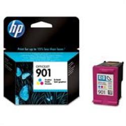 HP No 901 Tri-colour Officejet Cartridge Retail Box Alternate Description: 901 Tri-colour Officejet Ink Cartridges Print Affordable High-quality Colour Documents At A Lower