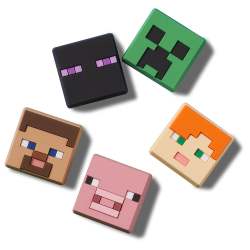 Minecraft 5 Pack Jibbitz - Multi Osfa