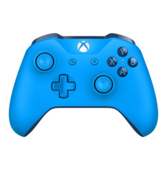 XBOX One Wireless Controller- Blue Edition Bluetooth Technology Up To 5 Metres Wireless Range Seamless Profile And Controller Pairing Menu And View Buttons For