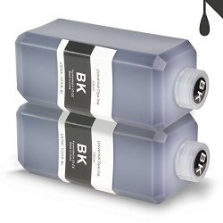 Allinktoner 2X Black Refill Ink 500 Ml 16.9 Oz Bottle Compatible With Most Inkjet Printers & Refill Kit