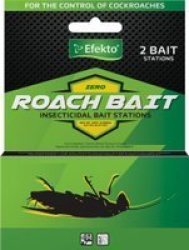 Efekto Zero Roach Bait - 2 Bait Stations