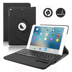Ipad MINI Case With Keyboard Dingrich 360 Degree Rotating Folio Pu Leather Case With Removable Bluetooth Keyboard For Apple Ipad MINI 1 MINI