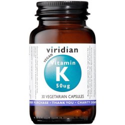 Buy Viridian Vitamin K 50UG 30 Online