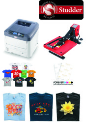 A4 Self Weeding Forever Transfer Paper With Oki White Toner T Shirt Printing System