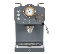 Swan Nordic Slate Grey Pump Espresso Machine