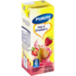 Purity Pear & Strawberry 100% Fruit Juice Blend 6-36 Months 200ML