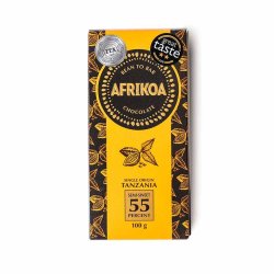 Afrikoa 55% Semi-sweet Chocolate 100G Slab