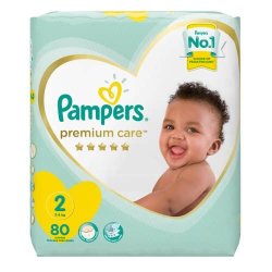 Pampers Premium Care 80 Nappies Size 2