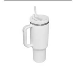 1.18L Tumbler With Handle And Straw Lid Stainless Steel Travel Mug