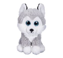 Husky - Dog Plush Toys - Stuffed - White & Grey - 23 Cm - 2 Pack