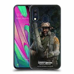 Official Tom Clancy's Ghost Recon Breakpoint Fixit Character Art Hard Back Case Compatible For Samsung Galaxy A40 2019