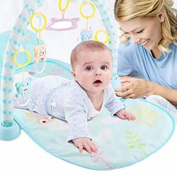 Longshow Baby Gym - Baby Play Gym Baby Kick And Play Piano Gym Lay & Play Mat Musical Activity Gym
