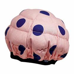 Cordless Deep Conditioning Heat Cap Size Small - Hair Therapy Wrap Heat Therapy And Thermal Spa Hair Steamer Polka Dot