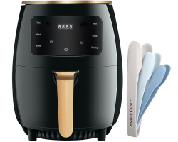 Silver Crest Black Gold 7.8 L Air Fryer With Tongs