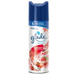 Glade - Aerosol Airfreshener Strawberry & Cream 180ML