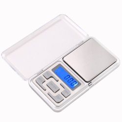 200g X 0.01g Mini Digital Pocket Weighing Scale Silver